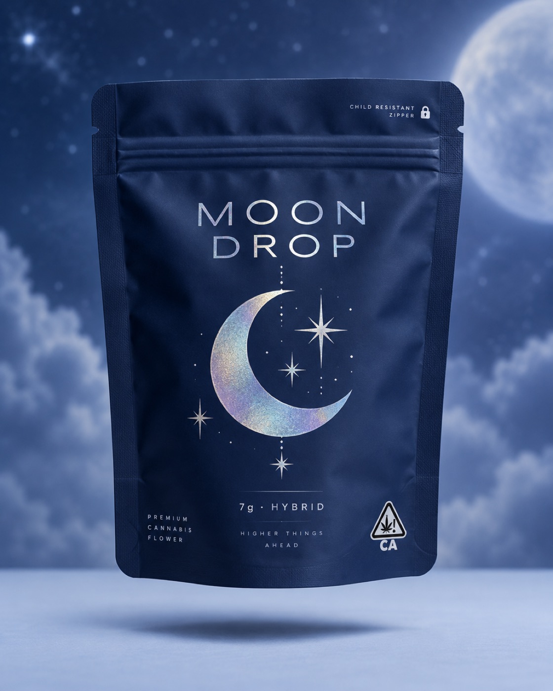 Moon Drop cannabis bag